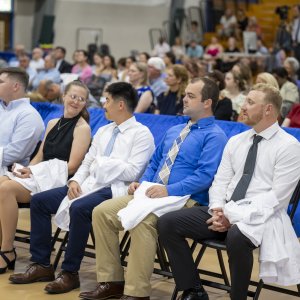 students at Transitions smiling