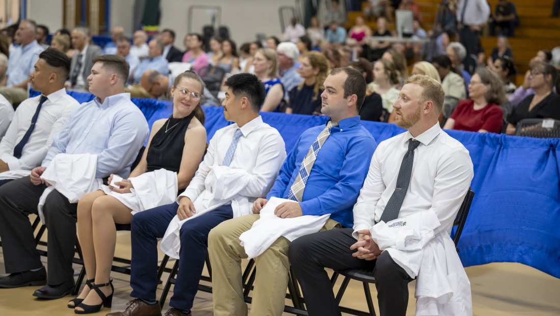 students at Transitions smiling