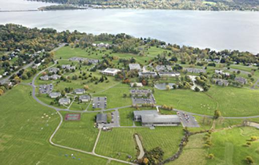 Aerial shot of Northeast campus
