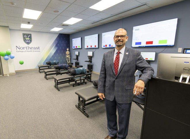 President Mestan at the fastlab