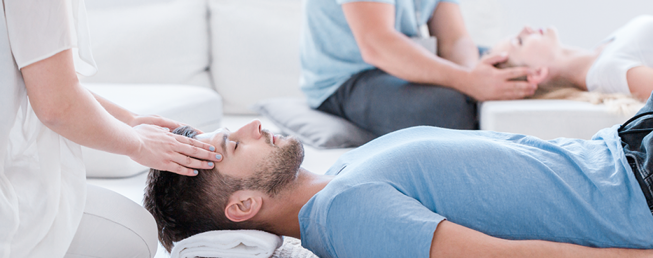 a patient receiving a massage