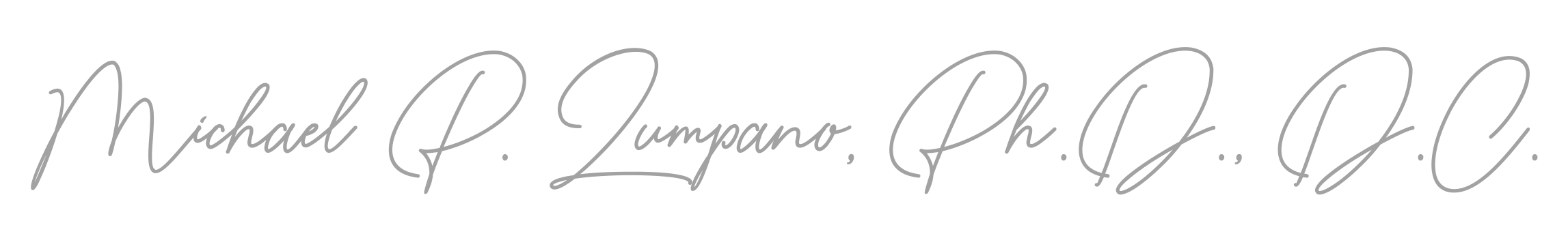 Dr. Zumpano Signature